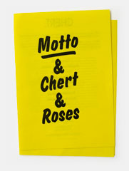 motto & chert & tulips & roses
